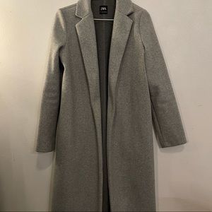 ✨Heather Grey (faux) Wool Zara Coat✨